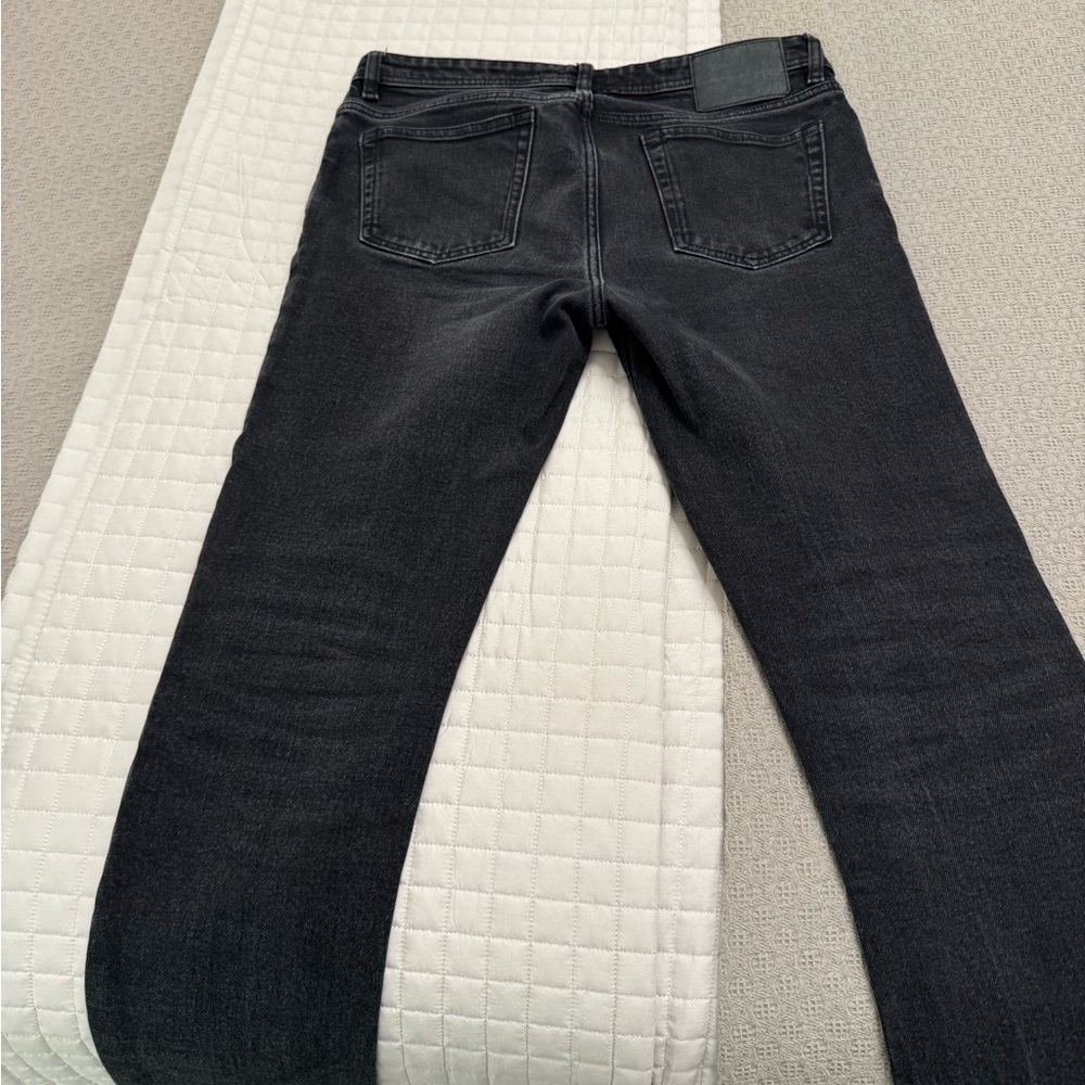 Mango Charcoal Denim Jeans
